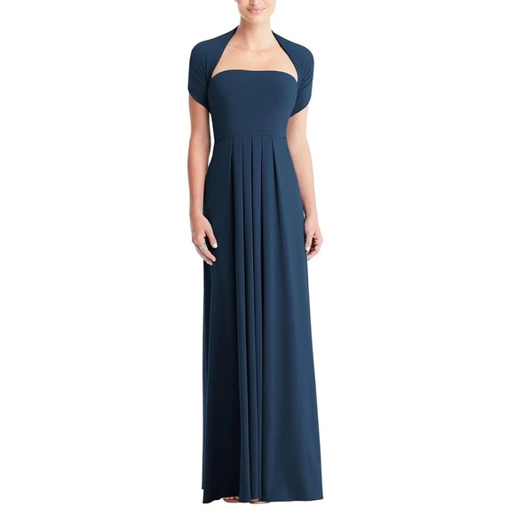 CARLOS SAAVEDRA Loop Convertible Maxi Formal Bridesmaid Dress - Picture 3 of 10